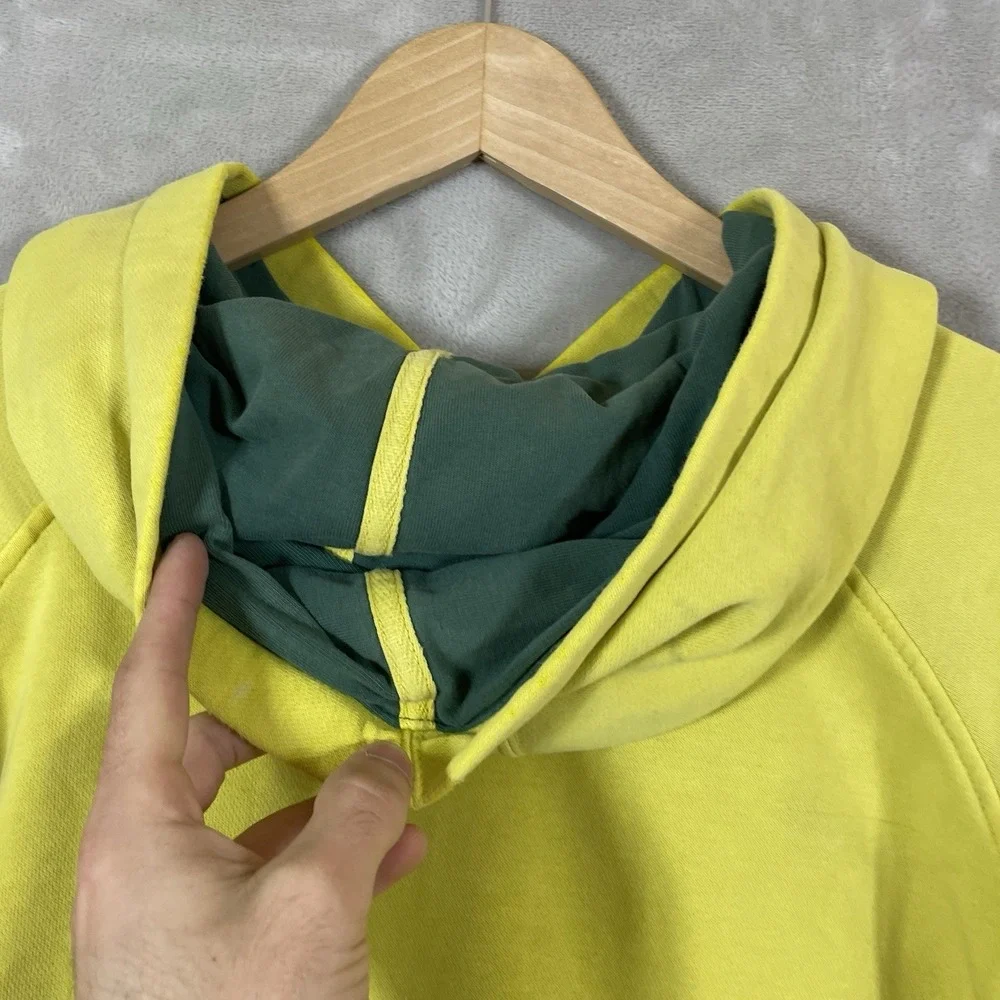Vtg 90s Nike Center Swoosh Hoodie University Oregon Ducks Mens Large Distressed